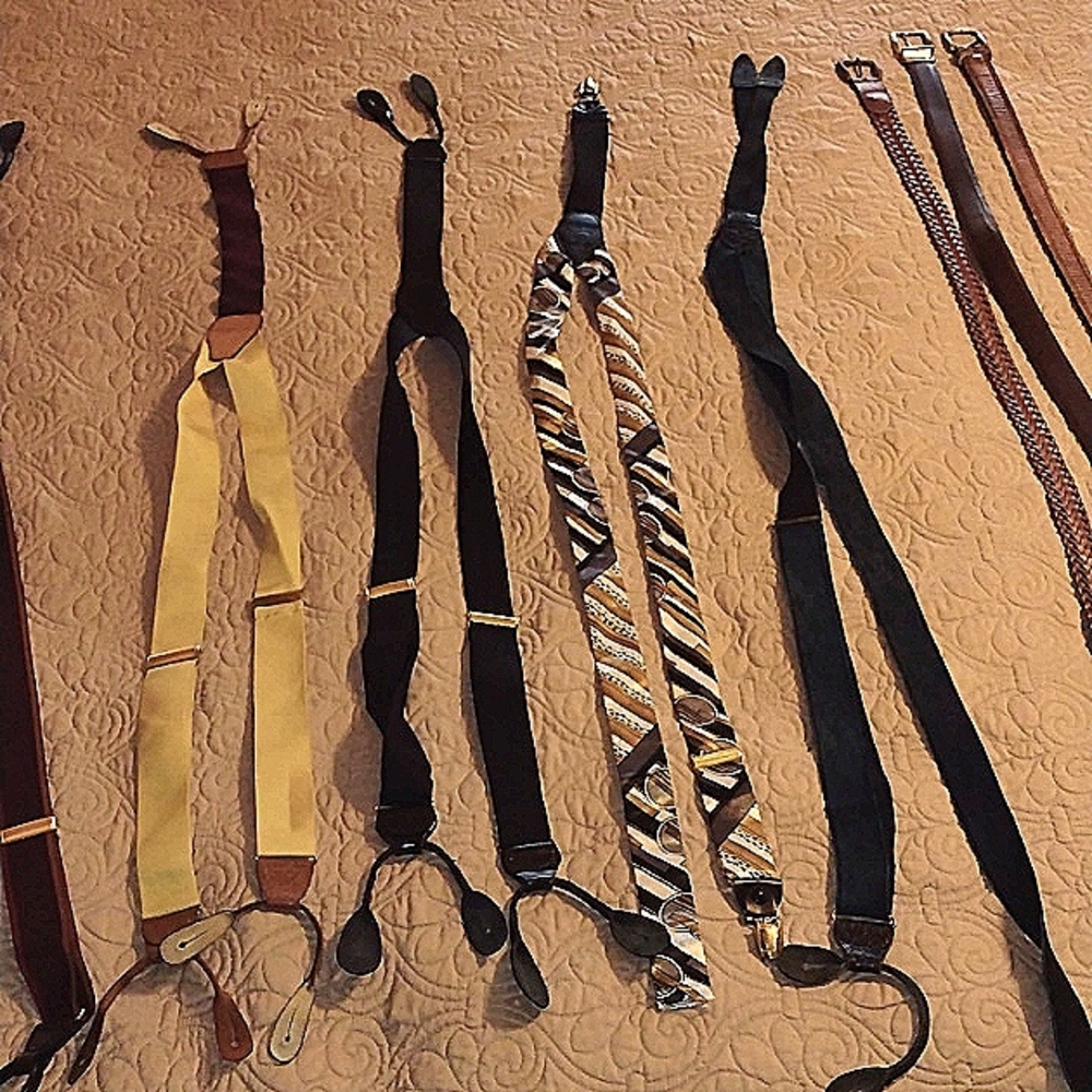 Suspenders and belts